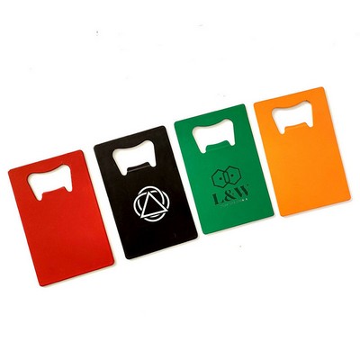 Metal Credit Card Bottle Opener
