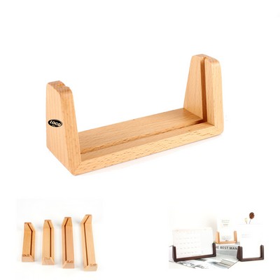 U Shape Photo Frame Desk Calendar Stand