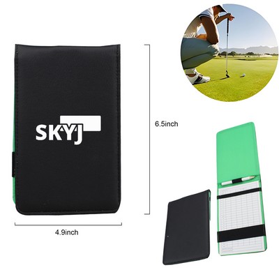 PU Leather Golf Scorebook