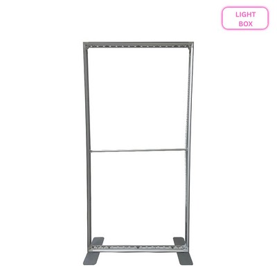 Hardware only for Backlit LED Light Box SEG Floor Display Banner Kit, 40"x80"