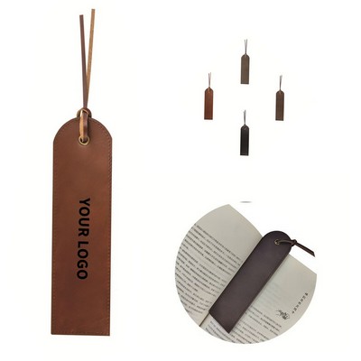 Tassel Vintage Cowhide Bookmark