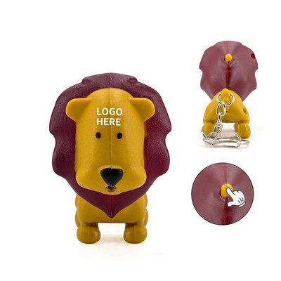 Roaring Lion LED Keychain