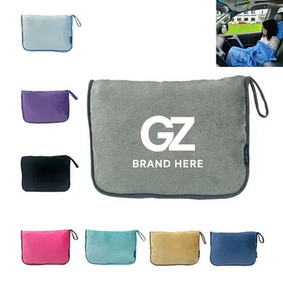 Travel Polyester Flannel Blanket