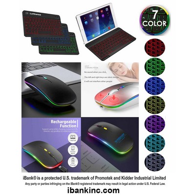 iBank ® Bluetooth Keyboard & Mouse compatible with iPad A16 11th 10th Gen iPad Pro Mini Air Phone