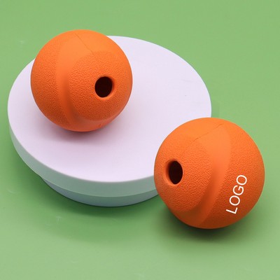 Silicone Treat-Dispensing Dog Ball