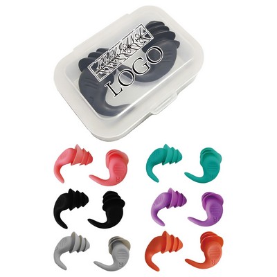 Eco-Friendly Swimming Earplugs, Waterproof, Noise Reduction