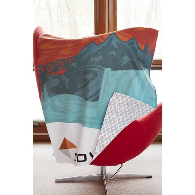 Colorfusion™ Double Sided Poly Velour Beach Towel