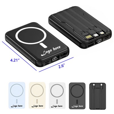 10000mAh Magnetic Power with Foldable Stand