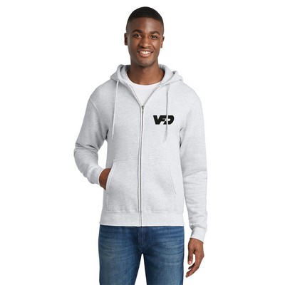 Port & Co® Core Fleece Full Zip Hooded Sweatshirt