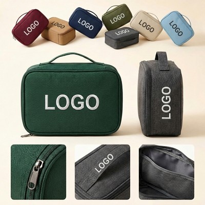 All-in-One Padded Tech Gear Organizer Bag for Travel, Business, and Camping