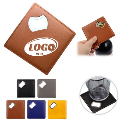 PU Bottle Opener Coaster