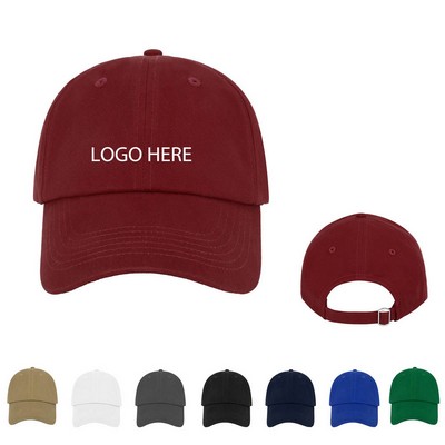 Classic Custom Brushed Cotton Twill Baseball Cap