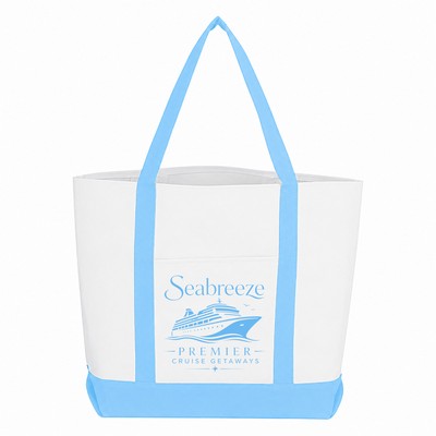 Revived Polyester Tote- 11.75" x 15.5"x 5"