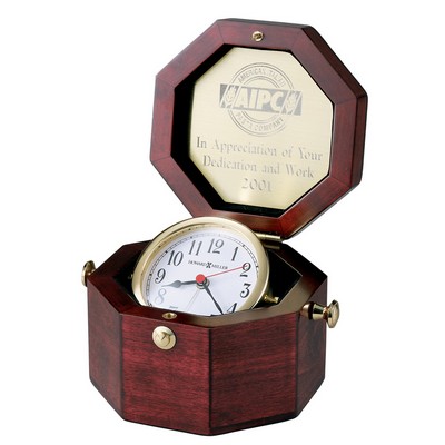 Chronometer Rosewood Octagon Captain's Clock