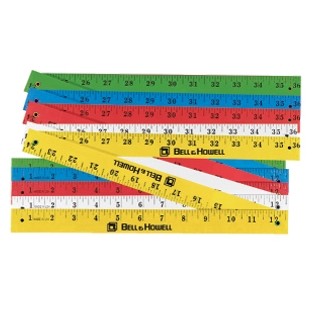 Enamel Finish Folding Yardstick