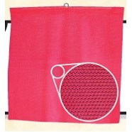 Fluorescent Orange Mesh Flag