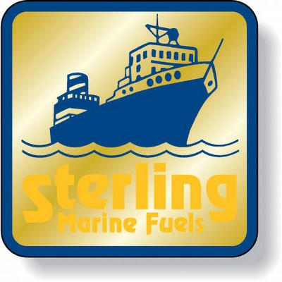 Bright Gold Foil Paper Roll Labels Stock Square (1.125"x1.125")