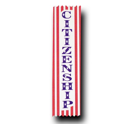 Full Color School Stock Citizenship Ribbon