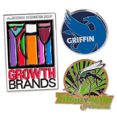 3/4" Soft Enamel Lapel Pin