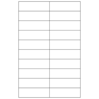 Selfit White Badge Inserts for Grande Name Badges
