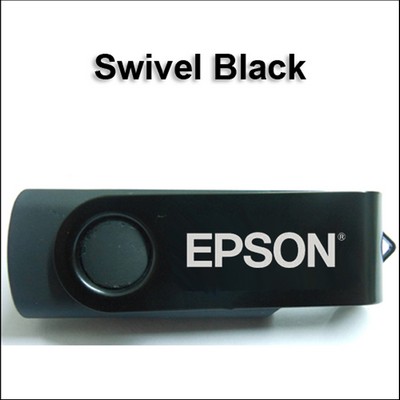 Swivel Black Flash Drive-1GB