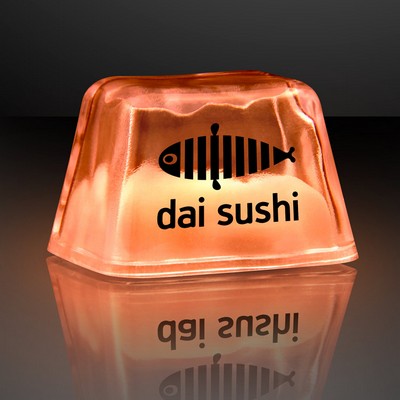 Orange Inspiration Ice LED Cubes - PATENT NO. D650,121 - PRINTED