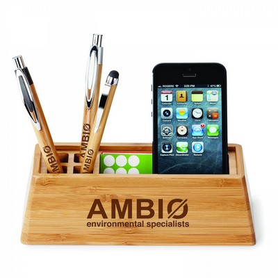 Bamboo Desktop Organizer