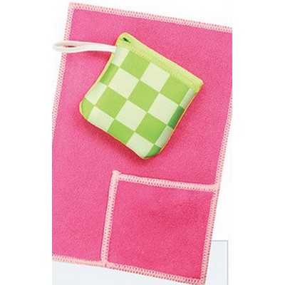 Micro Fiber Double Side Cleaning Cloth w/Pocket (Digital Print)