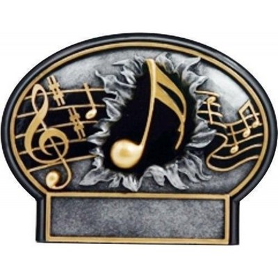7.25" Music Burst Thru Resin Award