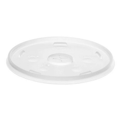 10 Oz. Foam Cup Straw-Slotted Lid