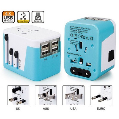 Promotek iBank® World Travel Adapter for 150 countries