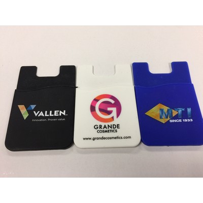 Full Color Silicone Cell Phone Wallet