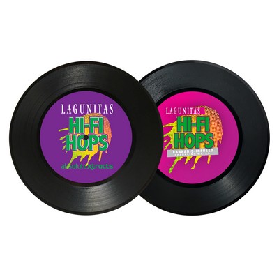2-Sided Mini Record Coasters - Bulk