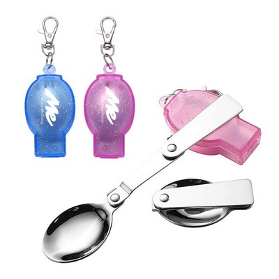 Portable Floding Spork w/Carry Case