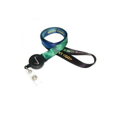 Full Color Printing Lanyards with Retractable Badge Reel