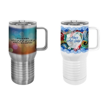 Polar Camel 20 oz. Insulated Travel Mug w/ Slider Lid