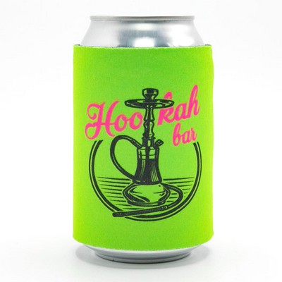 Fluorescent Neon Foam Collapsible Can Sleeves