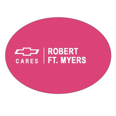 Ares Oval Plastic Name Badge (1.75"X 3")