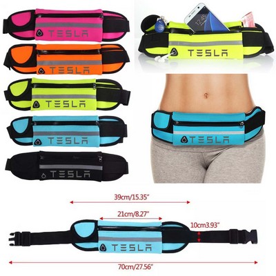 Promotek iBank® Running Belt, Fitness Belt, Sport Waist Pouch for Smartphones (Blue)