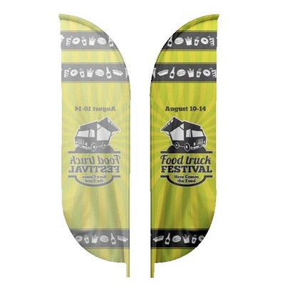 IMPORT 15' Single Sided Blade Flag with Ground Spike
