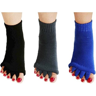 Sports Yoga Toe Separator Foot Alignment Socks