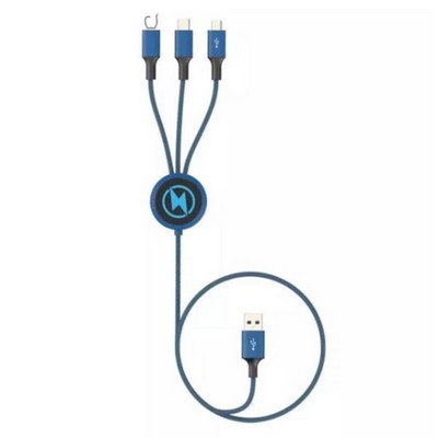 Light Up Logo 3 In 1 Charging Cable