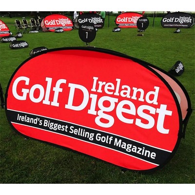 Pop Up banner Fully custom 2 sides 29 x 59"