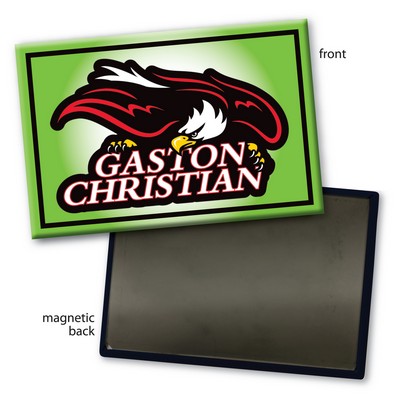 Rectangle Button - 2" x 3" - Magnet Backing