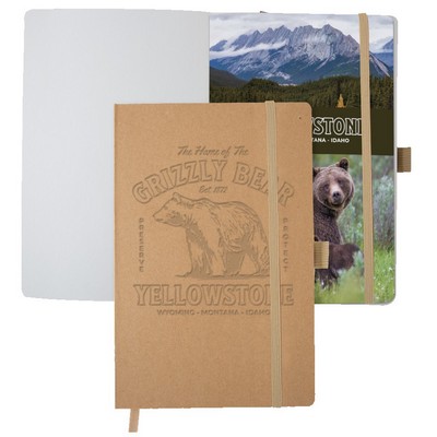 Stone Soft Bound Journal w/Full-Color Tip-In (5.5"x8.5")