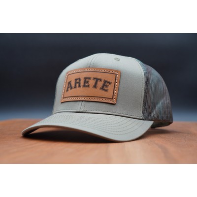Richardson 112PM Printed Mesh Trucker Structured Hat with Patch of Choice