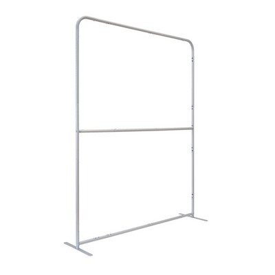 6'W x 90"H EuroFit Straight Wall Hardware