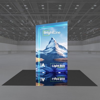 BrightLine™ Angled Single Sided Light Box Panel (60"x89-96")