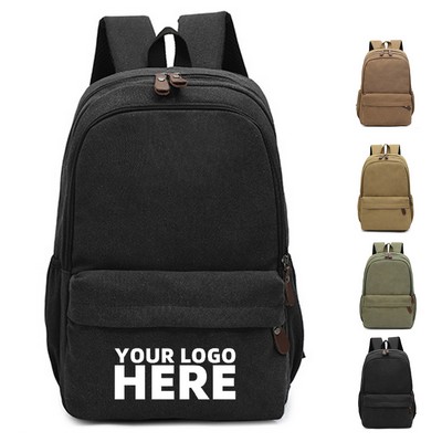 Canvas School Backpack