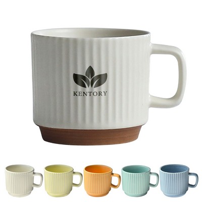 9 Oz Porcelain Coffee Mugs With Handles